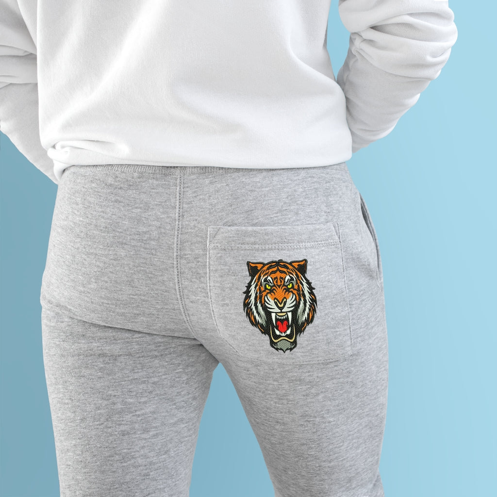 Lion head Fleece Joggers, Custom Joggers, Graphic joggers - CustomDripStore