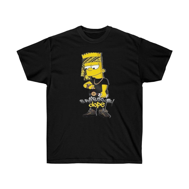Dope Bart Unisex Tee, Custom T-shirt, Graphic T-shirt, Bart Simpson Tee - CustomDripStore