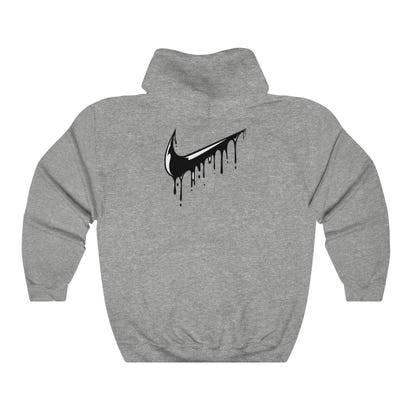 Grey & Black Custom Drip Unisex Heavy Blend™ Hooded Sweatshirt - CustomDripStore