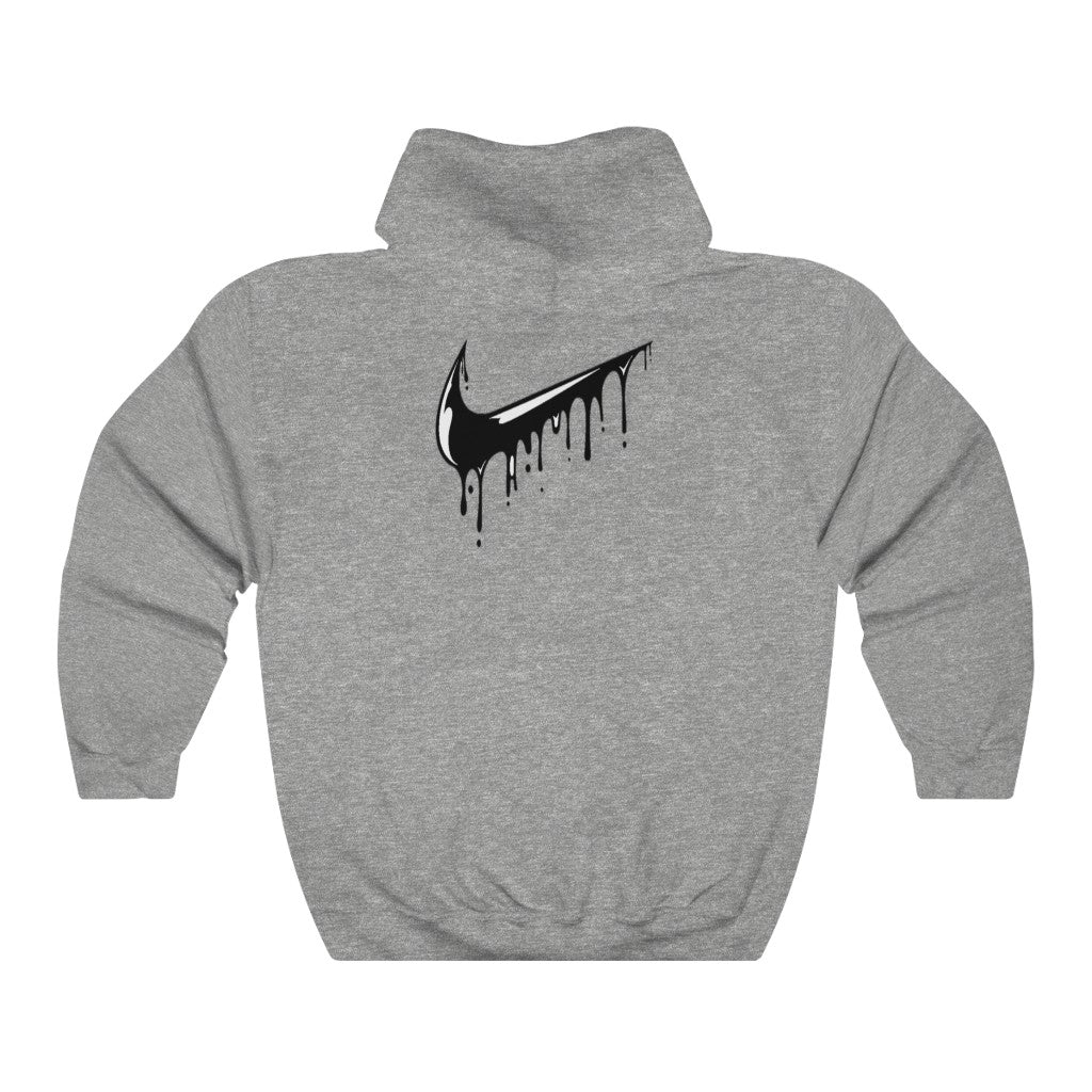 Grey & Black Custom Drip Unisex Heavy Blend™ Hooded Sweatshirt - CustomDripStore
