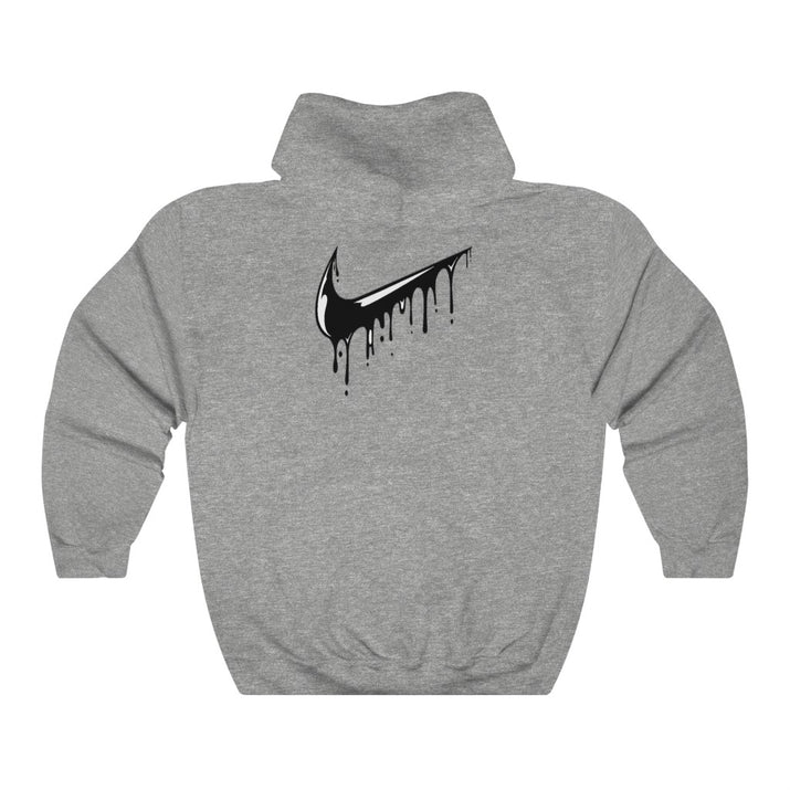 Grey & Black Custom Drip Unisex Heavy Blend™ Hooded Sweatshirt - CustomDripStore