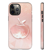 Pink apple Tough Cases, Apple cases, pink cases, Custom phone cases, Graphic phone cases - CustomDripStore
