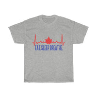 Eat Sleep Breathe Unisex Heavy Cotton Tee - CustomDripStore
