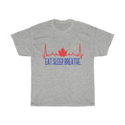 Eat Sleep Breathe Unisex Heavy Cotton Tee - CustomDripStore