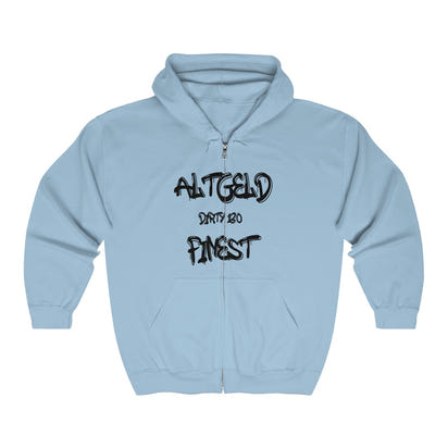 Altgeld Dirty 130 Finest Heavy Blend™ Full Zip Hooded Sweatshirt - CustomDripStore