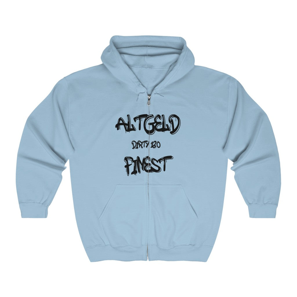 Altgeld Dirty 130 Finest Heavy Blend™ Full Zip Hooded Sweatshirt - CustomDripStore