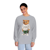 Custom Drip Classic Long Sleeve Bear T-Shirt - CustomDripStore