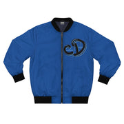 Custom Drip's Blue&Black logo Men's Bomber Jacket - CustomDripStore