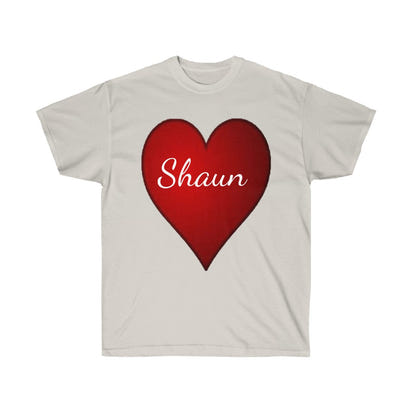 Personalized Unisex Tee, Valentine's Day Tee, Heart Tee, Love T-shirts, Personalized t-shirt, Custom t-shirts - CustomDripStore