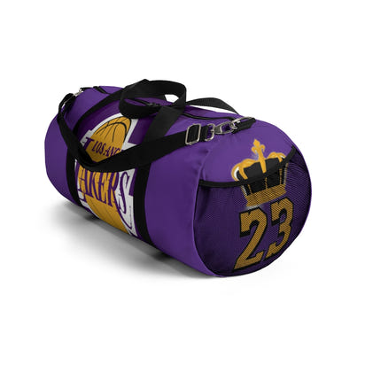 Custom Lakers Team Duffel Bag, Lakers Bag, Team bag, Custom bag, Personalized bag - CustomDripStore
