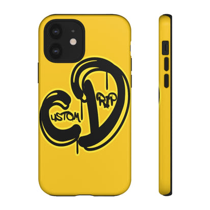 Black&Yellow custom Drip Tough Cases - CustomDripStore