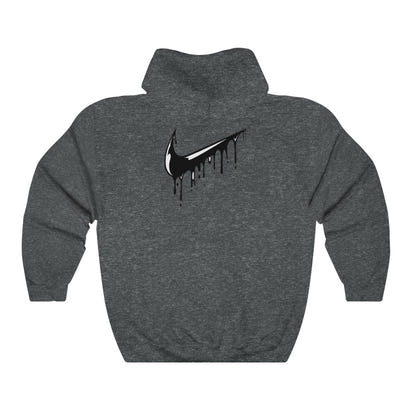 Grey & Black Custom Drip Unisex Heavy Blend™ Hooded Sweatshirt - CustomDripStore