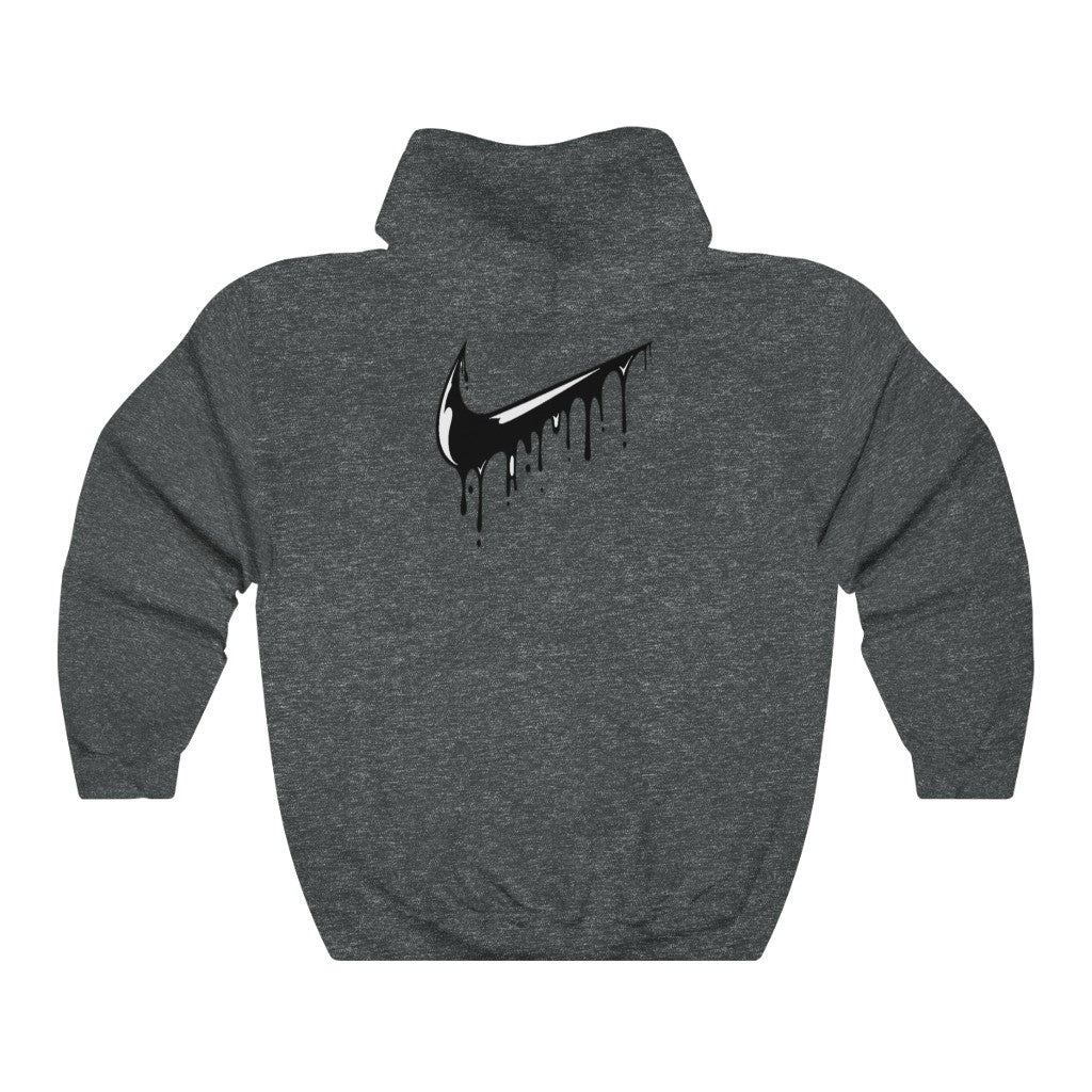 Grey & Black Custom Drip Unisex Heavy Blend™ Hooded Sweatshirt - CustomDripStore