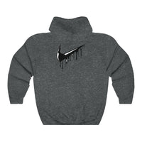 Grey & Black Custom Drip Unisex Heavy Blend™ Hooded Sweatshirt - CustomDripStore