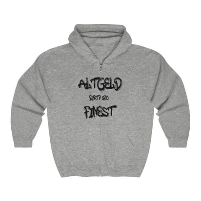Altgeld Dirty 130 Finest Heavy Blend™ Full Zip Hooded Sweatshirt - CustomDripStore