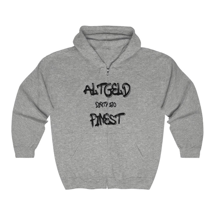 Altgeld Dirty 130 Finest Heavy Blend™ Full Zip Hooded Sweatshirt - CustomDripStore