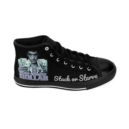 Get Every Dollar Scarface Men's High-top Sneakers - CustomDripStore