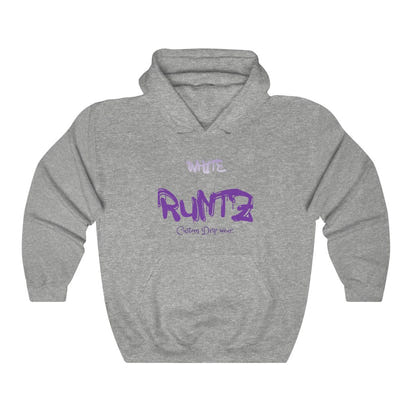 White Runtz Unisex Hooded Sweatshirt, Custom sweatshirt, Personalized sweatshirt, Runtz sweatshirt - CustomDripStore