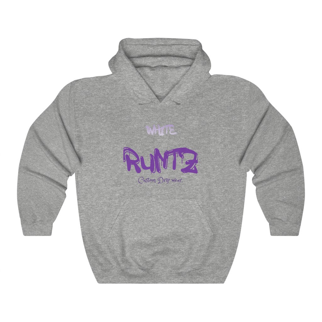 White Runtz Unisex Hooded Sweatshirt, Custom sweatshirt, Personalized sweatshirt, Runtz sweatshirt - CustomDripStore