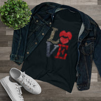 Women's Lover T-shirt, Valentine's day tee, Love t-shirt, Heart T-shirts, lips T-shirt - CustomDripStore