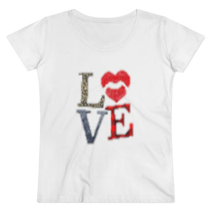 Women's Lover T-shirt, Valentine's day tee, Love t-shirt, Heart T-shirts, lips T-shirt - CustomDripStore