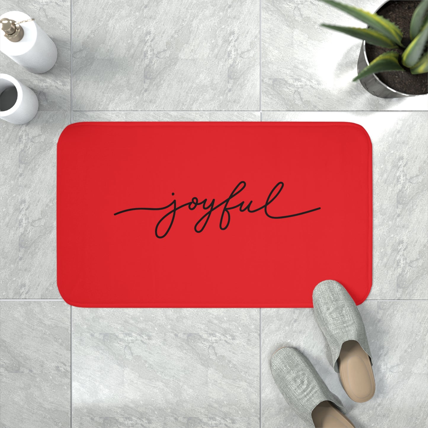 Joyful Memory Foam Bath Mat - CustomDripStore