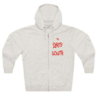 Dirty South Unisex Full Zip Hoodie, Custom Zip hoodie, Personalized Zip hoodie, Dirty South - CustomDripStore