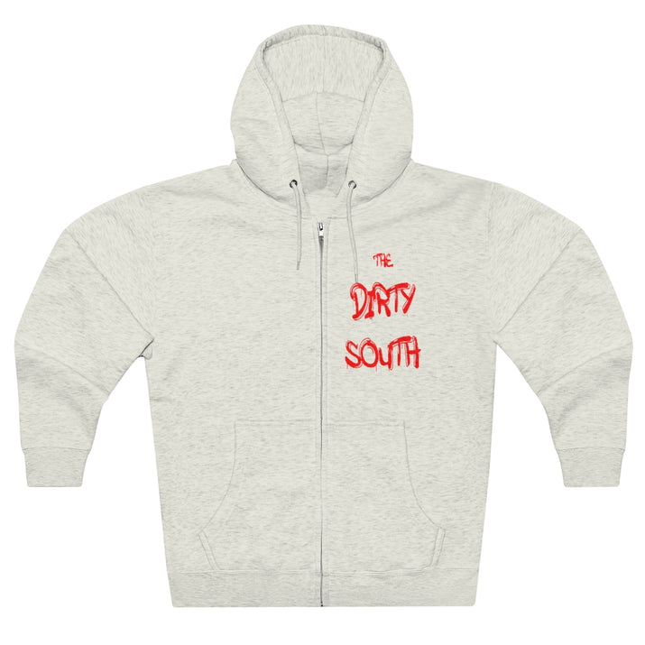 Dirty South Unisex Full Zip Hoodie, Custom Zip hoodie, Personalized Zip hoodie, Dirty South - CustomDripStore