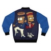 Chill Bart Simpson Bomber Jacket - CustomDripStore