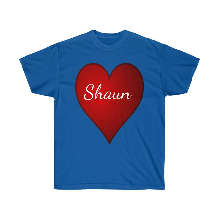 Personalized Unisex Tee, Valentine's Day Tee, Heart Tee, Love T-shirts, Personalized t-shirt, Custom t-shirts - CustomDripStore