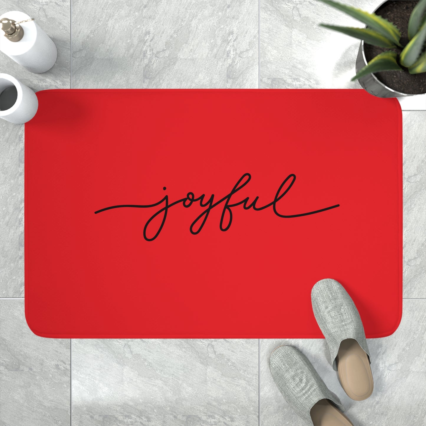 Joyful Memory Foam Bath Mat - CustomDripStore