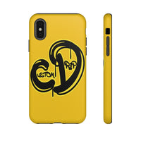 Black&Yellow custom Drip Tough Cases - CustomDripStore