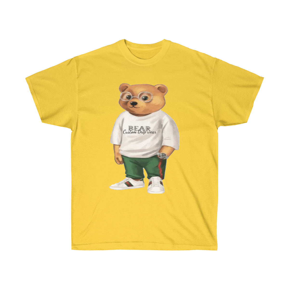 Bear Unisex Tee, Custom bear t-shirt, Graphic t-shirt, swag bear t-shirt - CustomDripStore