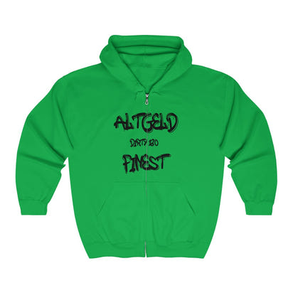 Altgeld Dirty 130 Finest Heavy Blend™ Full Zip Hooded Sweatshirt - CustomDripStore