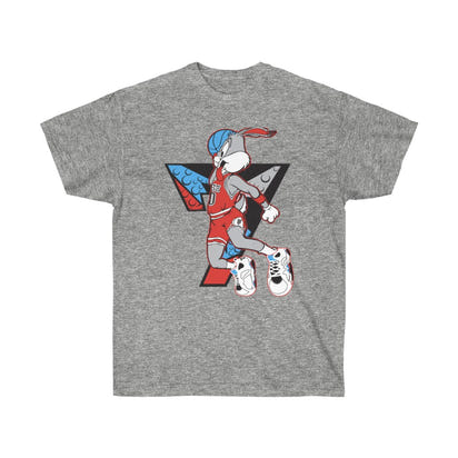 Air Bugs Bunny Unisex Tee, Custom T-shirt, Graphic T-shirt, Bugs Bunny, Anime Cartoon - CustomDripStore