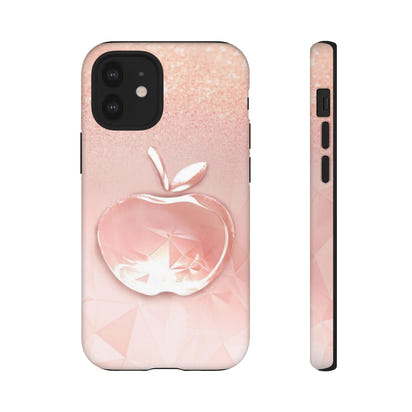 Pink apple Tough Cases, Apple cases, pink cases, Custom phone cases, Graphic phone cases - CustomDripStore