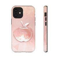 Pink apple Tough Cases, Apple cases, pink cases, Custom phone cases, Graphic phone cases - CustomDripStore