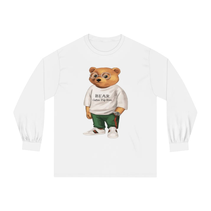 Custom Drip Classic Long Sleeve Bear T-Shirt - CustomDripStore