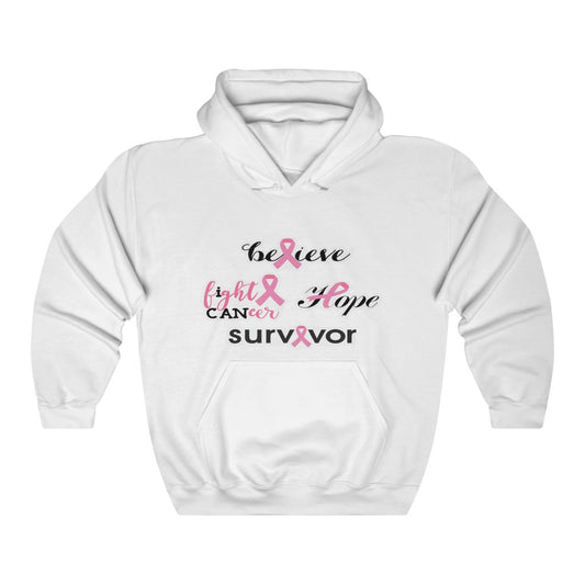 Cancer Survivor Unisex Heavy Blend™ Hooded Sweatshirt - CustomDripStore