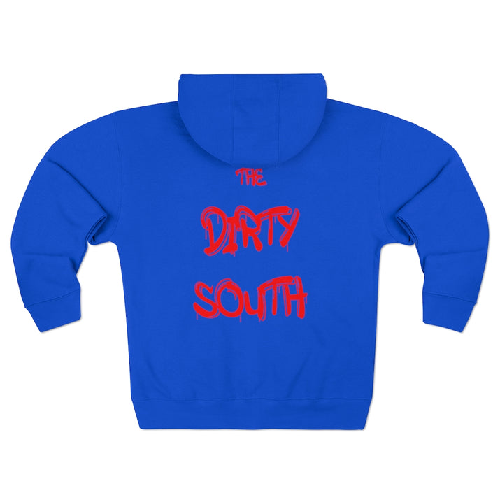 Dirty South Unisex Full Zip Hoodie, Custom Zip hoodie, Personalized Zip hoodie, Dirty South - CustomDripStore