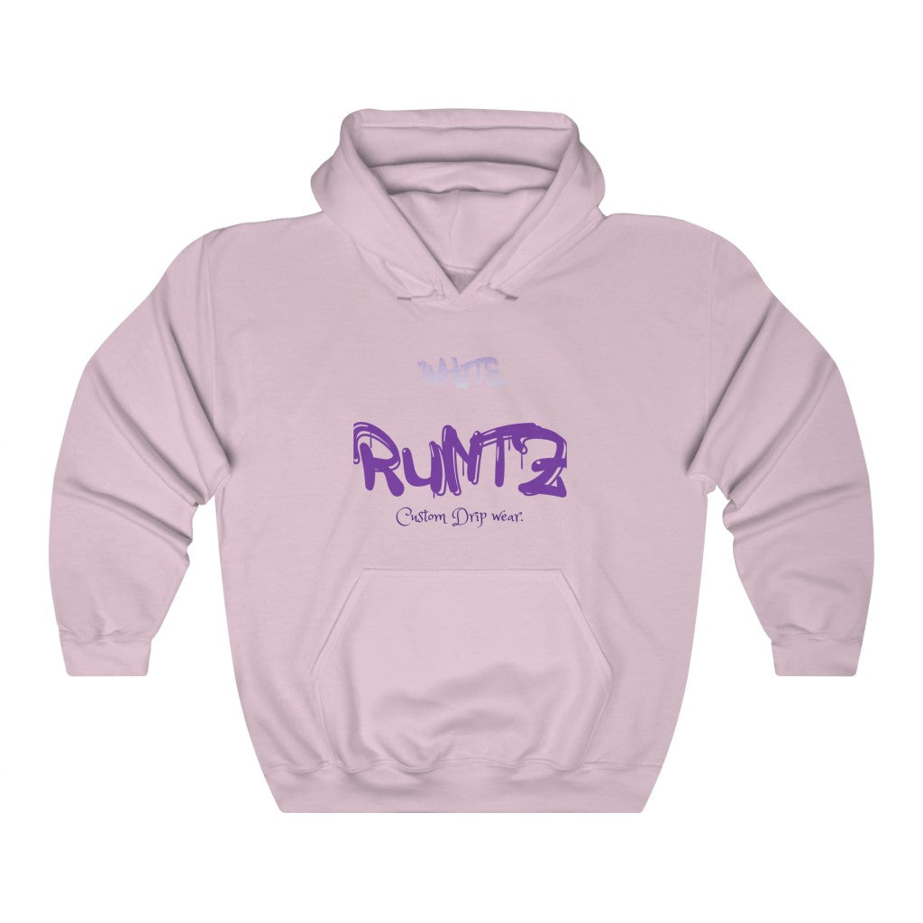 White Runtz Unisex Hooded Sweatshirt, Custom sweatshirt, Personalized sweatshirt, Runtz sweatshirt - CustomDripStore