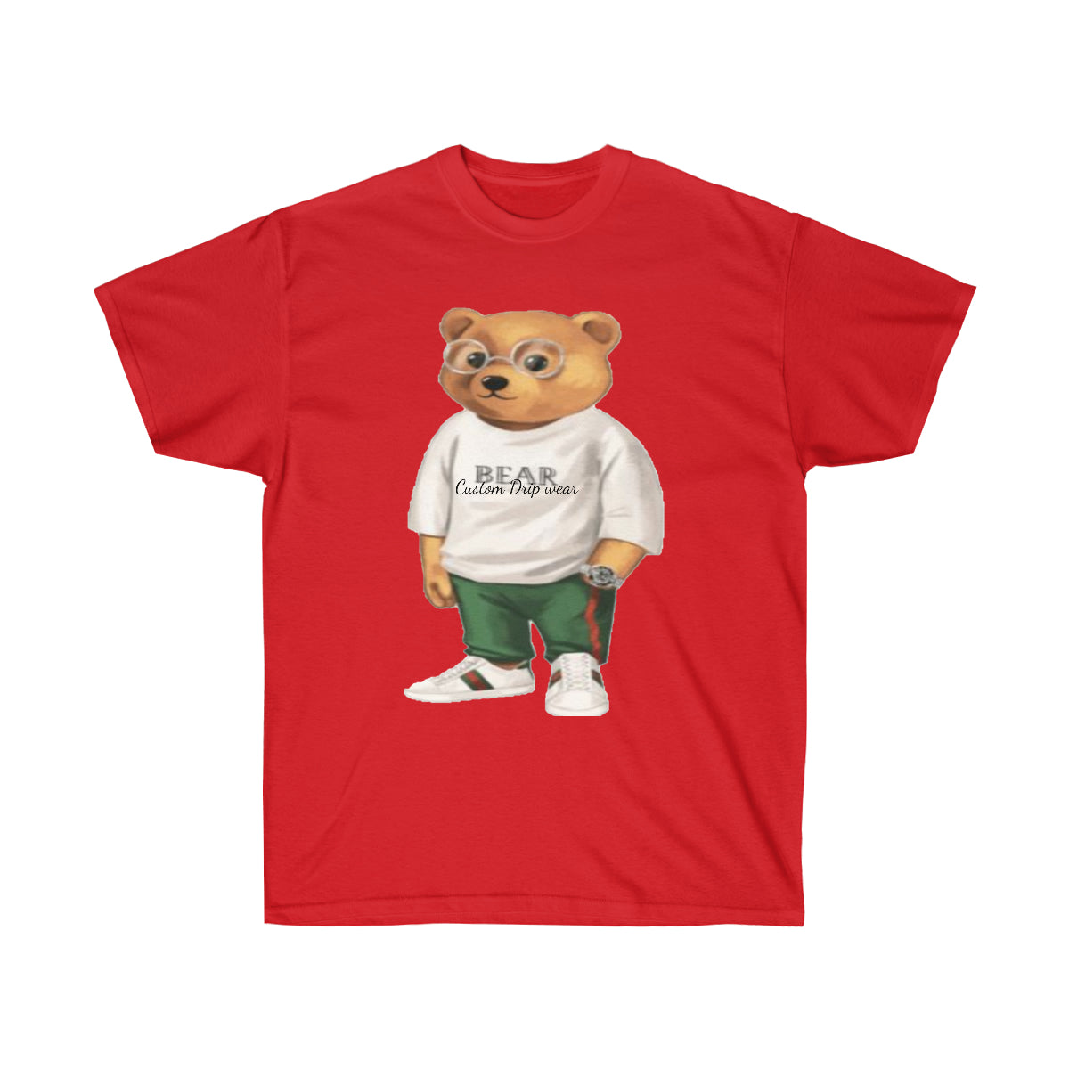 Bear Unisex Tee, Custom bear t-shirt, Graphic t-shirt, swag bear t-shirt - CustomDripStore
