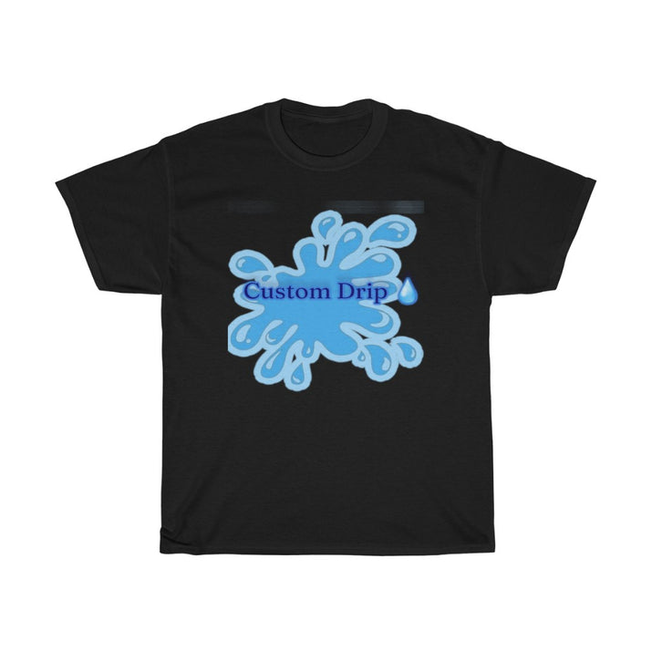 Custom Drip blue splash Unisex Heavy Cotton Tee - CustomDripStore