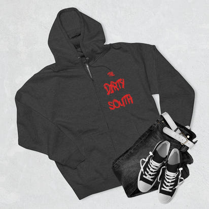 Dirty South Unisex Full Zip Hoodie, Custom Zip hoodie, Personalized Zip hoodie, Dirty South - CustomDripStore