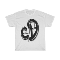 Grey & Black Custom Drip Unisex Heavy Cotton Tee - CustomDripStore