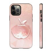 Pink apple Tough Cases, Apple cases, pink cases, Custom phone cases, Graphic phone cases - CustomDripStore