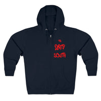 Dirty South Unisex Full Zip Hoodie, Custom Zip hoodie, Personalized Zip hoodie, Dirty South - CustomDripStore