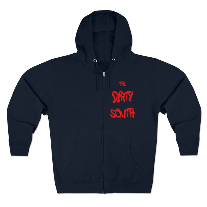 Dirty South Unisex Full Zip Hoodie, Custom Zip hoodie, Personalized Zip hoodie, Dirty South - CustomDripStore