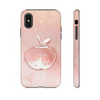 Pink apple Tough Cases, Apple cases, pink cases, Custom phone cases, Graphic phone cases - CustomDripStore