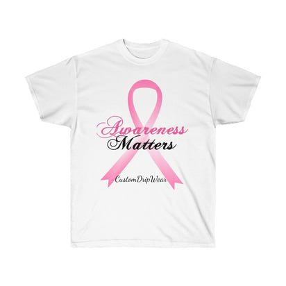 Breast Cancer Awareness Matters Unisex Ultra Cotton Tee - CustomDripStore